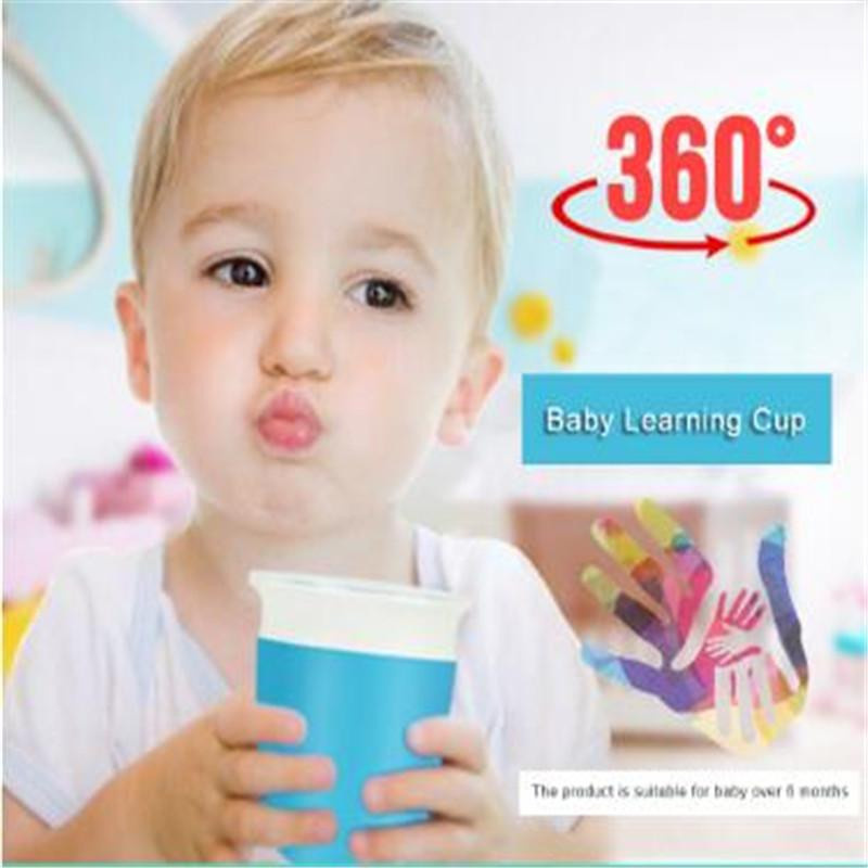 Bestbags Magic Baby Cups Auslaufsicherer Lernbecher aus Silikon, BPA-frei, Grün, 240 ml - Bild 1