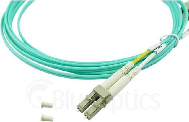 Corning BlueOptics Duplex LWL Patchkabel LC-UPC/SC-UPC Multimode OM3 G50/125µm beige 20 Meter - Bild 1