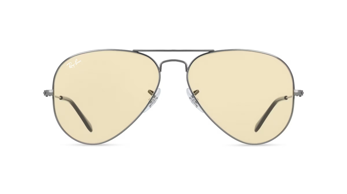Ray-Ban RB3025 Sonnenbrille Aviator, Vollrand, Metall, Unisex, Grau - Bild 1