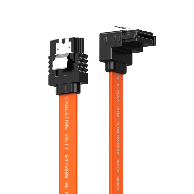 CABLETIME SATA 3.0 Kabel mit 6 Gbit/s für SSD und HDD, gerade und rechtwinklig ausgeführt - Bild 5