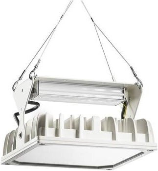 Pracht LED-Hallenstrahler Weiß aus Aluminiumdruckguss mit Einscheibensicherheitsglas, verstellbar und hängend - Bild 1