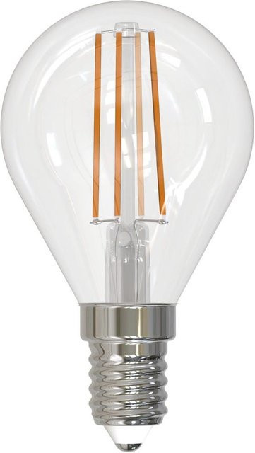 Hama LED-Filamentlampe E14 Tropfen P45 in Transparent, Warmweiß, 470 lm (ersetzt 40 W) - Bild 1