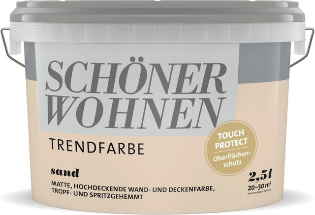 Schöner Wohnen Dispersionsfarbe Sand Matt 2,5 l - Bild 1