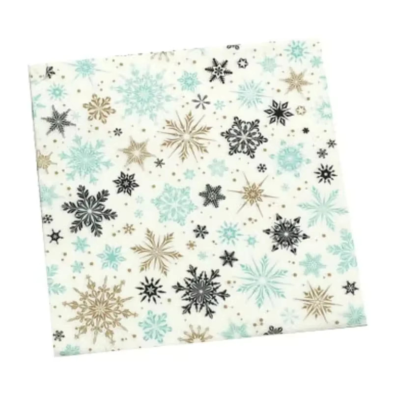 GUANYAO Einweg Servietten mit Weihnachts-Motiv, 20 Stück, Mehrfarbig, B/B: 33 x 33 cm - Bild 2