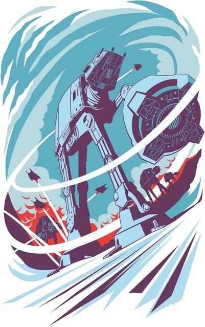 Komar Wandbild Star Wars Hoth Paper Poster Multicolor Breite: 50 cm, Höhe: 70 cm - Bild 1