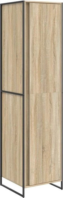 vidaXL Kleiderschrank mit 2 Türen Sonoma Eiche, B/T/H: 50 x 50 x 200 cm - Bild 1