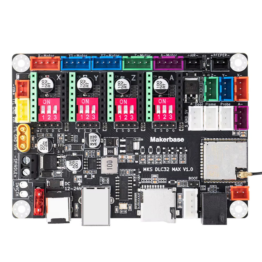 Makerbase MKS DLC32 MAX Motherboard Black 4-Achsen-Controller für CNC Router und Lasergravurmaschinen - Bild 4