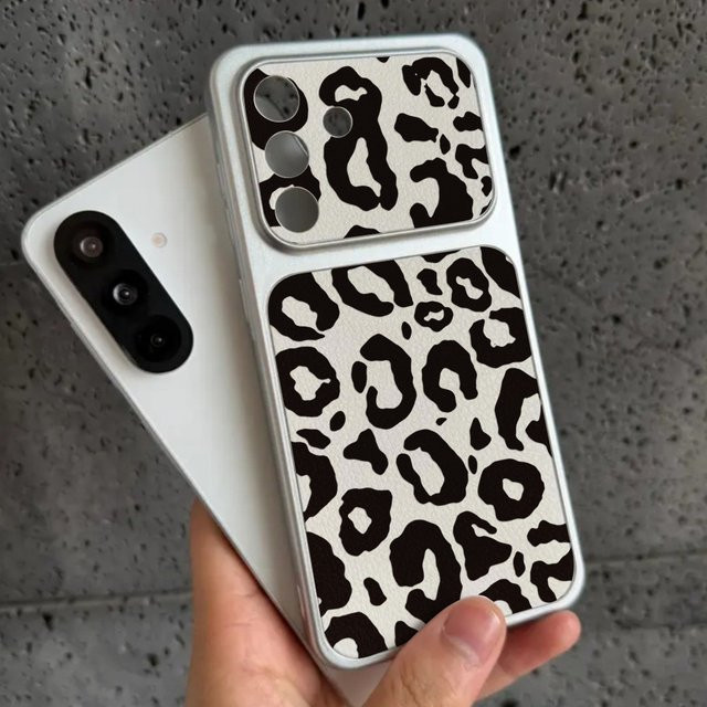 Silikon Handyhülle mit Leopardenmuster für Samsung Galaxy S24 S25 S26 Ultra FE und A-Serie in Multicolour - Bild 1