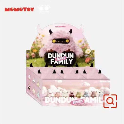 Momotoy Dundun Familie Plüsch Blind Box, Tasche Anhänger, ab 14 Jahren - Bild 1