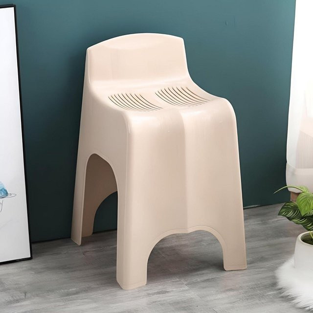 Magideal Duschhocker für das Badezimmer, stabiler und wasserdichter Sitz für Senioren in Beige - Bild 1