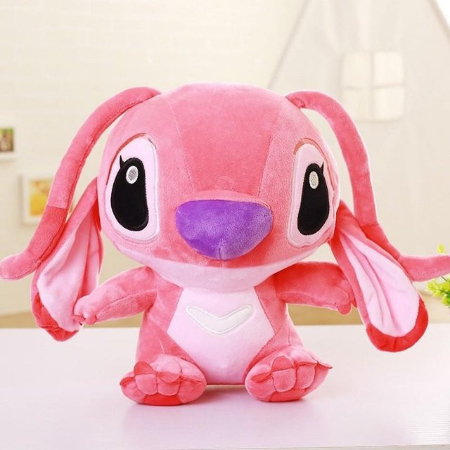 Disney Lilo & Stitch Stitch Plüschtier Puppe rosa - Bild 1