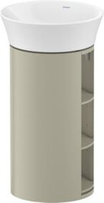 Duravit Waschtischunterschrank White Tulip in Tau Seidenmatt, Bodenstehend, B/T/H: 41 x 41 x 75 cm - Bild 1