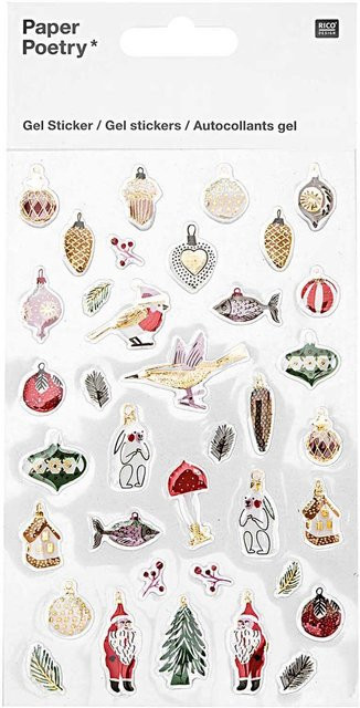 Rico Design Paper Poetry Gelsticker Nostalgic Christmas Classic - Bild 1