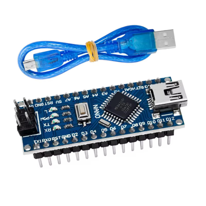 AOKIN Nano 3.0 Controller mit CH340 USB-Treiber und ATmega328P in Blau mit USB-C Anschluss - Bild 6