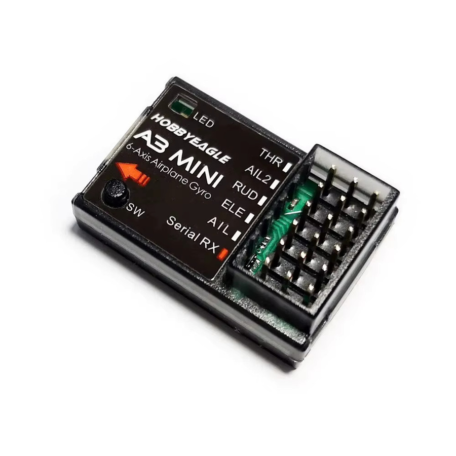 Hobbyeagle A3 Mini 6-Achsen-Gyro-Flugcontroller, Schwarz - Bild 3