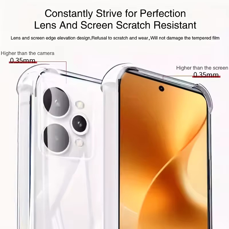 Transparente Silikon Schutzhülle für Oppo Realme 15T 5G, Realme 15 Pro und Realme 15 - Bild 4