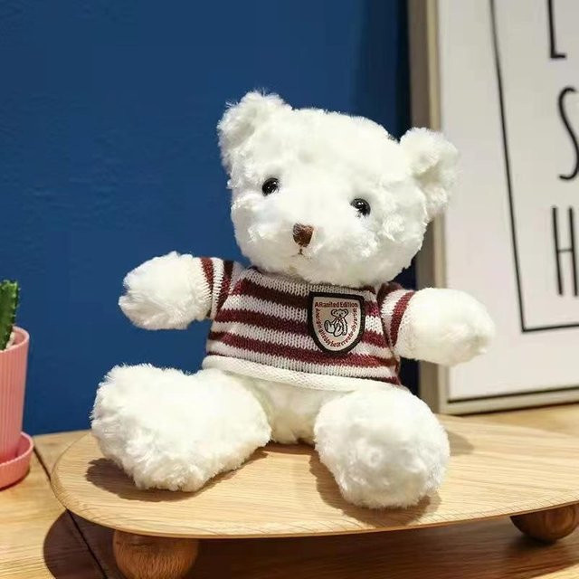 Bär Plüschtier mit Pullover, Puppe, 30cm - Bild 1