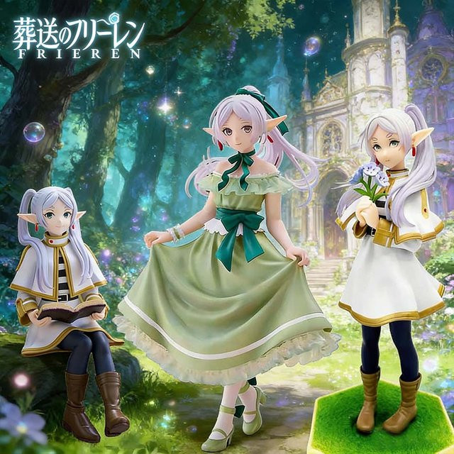 Bandai Sousou no Frieren Frieren Actionfigur, Mädchenfigur, 14cm - Bild 1