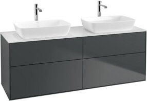 V&B Waschtischunterschrank Finion in Weiß, lackiert, B/T/H: 160 x 50,1 x 0 cm - Bild 1