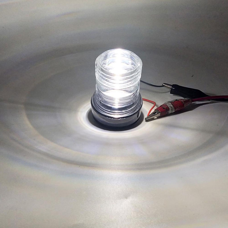 VehicleKit LED Marine Navigationslicht 12V 24V Rundumlicht 360 Grad in Schwarz und Weiß mit IP66 Schutzklasse - Bild 5
