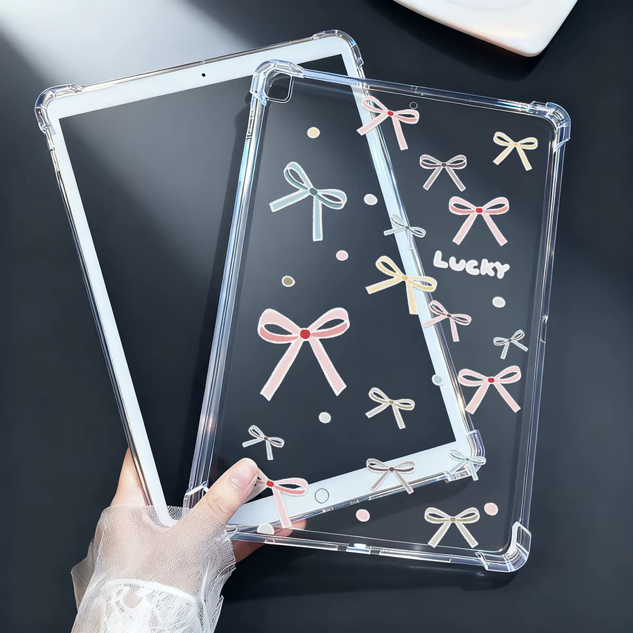 Transparente Silikon-Schleifenknoten-Hülle für dein Apple iPad in verschiedenen Modellen - Bild 2