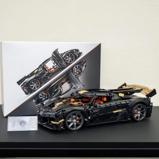 Hot Toys High-Tech-Rennstrecke Megacar Supercar Bausteinmodell, 4104 Teile, ab 16 Jahren - Bild 1