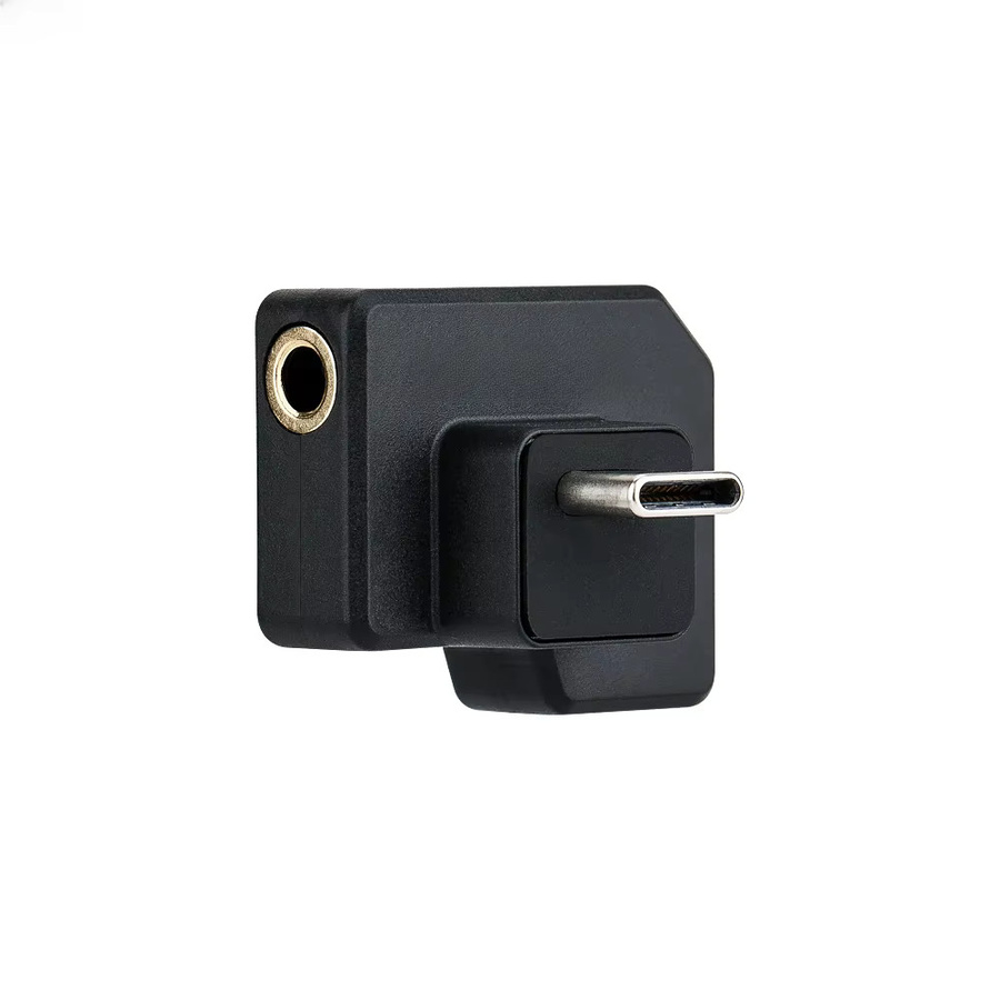 JJC USB-C auf 3,5-mm-Mikrofonadapter für DJI Osmo Action 1, Audio-Adapter in Schwarz - Bild 6