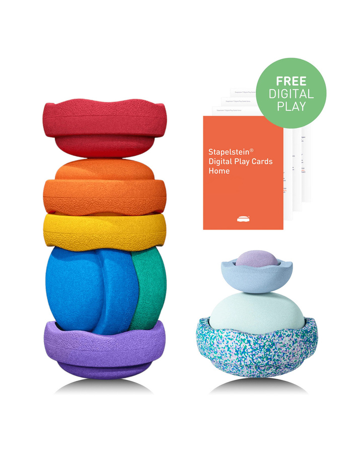Stapelstein Rainbow Play Bundle, Bunt / Mehrfarbig - Bild 1