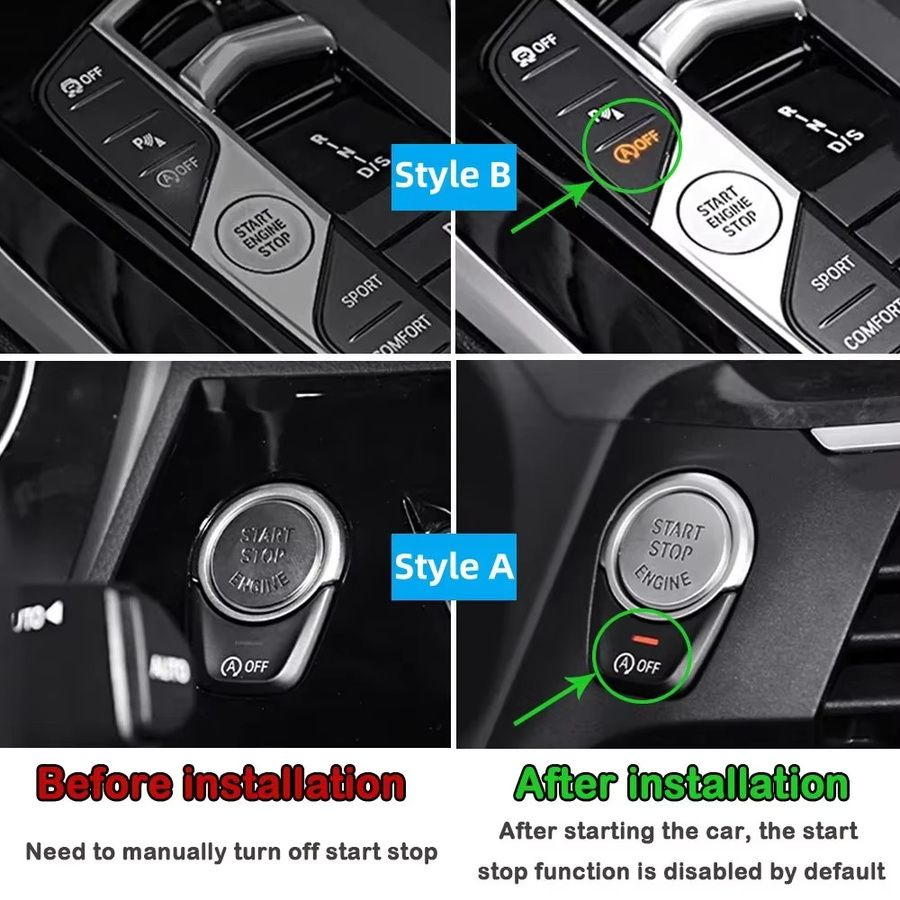 Ruizetu Auto Start Stop Disable Eliminator Motor Off Kabel Stecker für BMW X1 X3 X5 X6 X7 F20 F21 F22 F23 F11 G30 F25 G01 in Schwarz - Bild 2