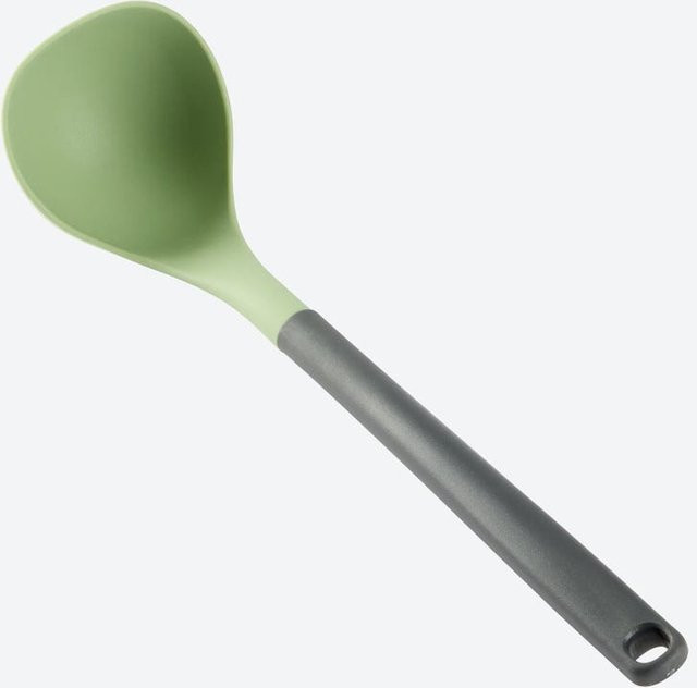 NKD Kochlöffel aus Silikon und Kunststoff in Grün, Höhe: 33 cm - Bild 1