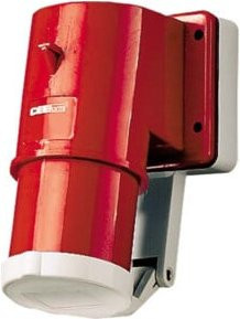 Mennekes Aufbaustecker 16A 5p 6h 400V IP44 Rot - Bild 1