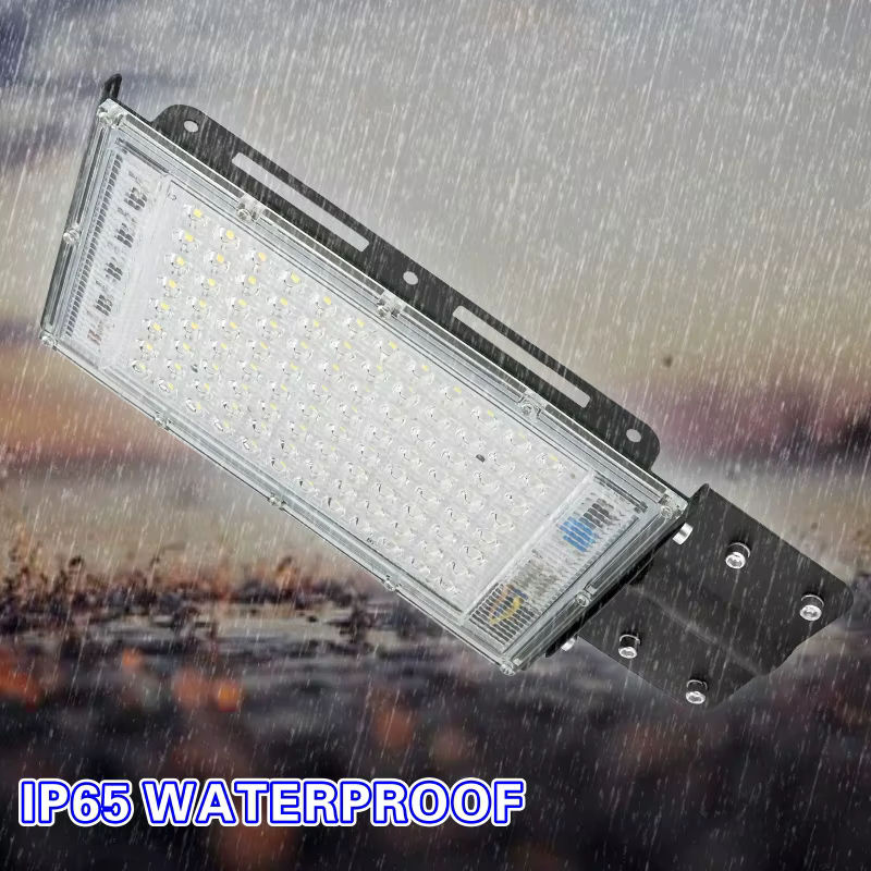 DSELCHUN 100W LED Außenflutlicht IP65 Wasserdichte Wandleuchte in Schwarz für Garten und Straße - Bild 4