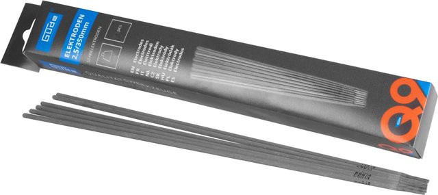 Güde Stabelektroden Rutilumhüllt in Grau, Durchmesser: 2,5 mm, Länge: 350 mm, 50 Stück - Bild 1