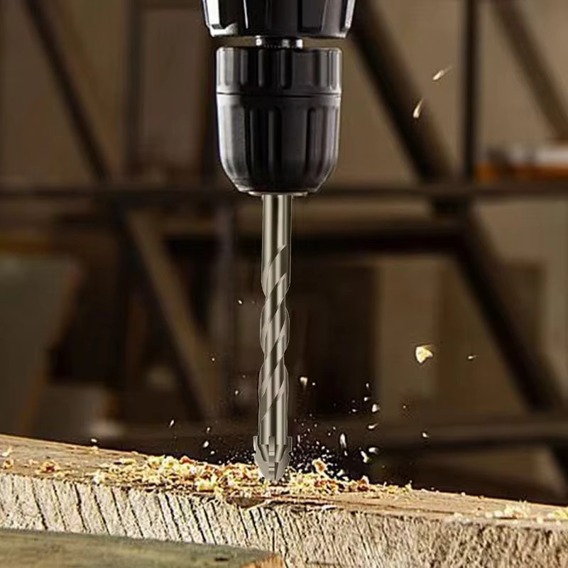 Hochleistungs-Vierkant-Exzenterbohrer mit Wellenschliff für Trockenbohrungen in Keramikfliesen, Glas, Marmor, Beton und Edelstahl in Silber - Bild 3