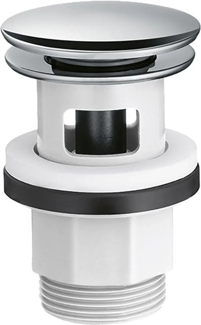 Hansgrohe Ablaufgarnitur Push-Open für Waschtisch- und Bidetmischer in Chrom - Bild 1