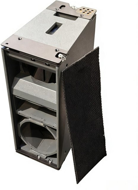 Prohsaudio W8lm Line Array Leergehäuse 8 Zoll in Schwarz inklusive Lautsprechergitter und Befestigungselementen ohne Lautsprechertreiber - Bild 1
