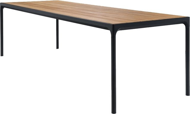 HOUE Outdoor Tisch aus Bambus in Braun im neosandinavischen Design - Bild 1