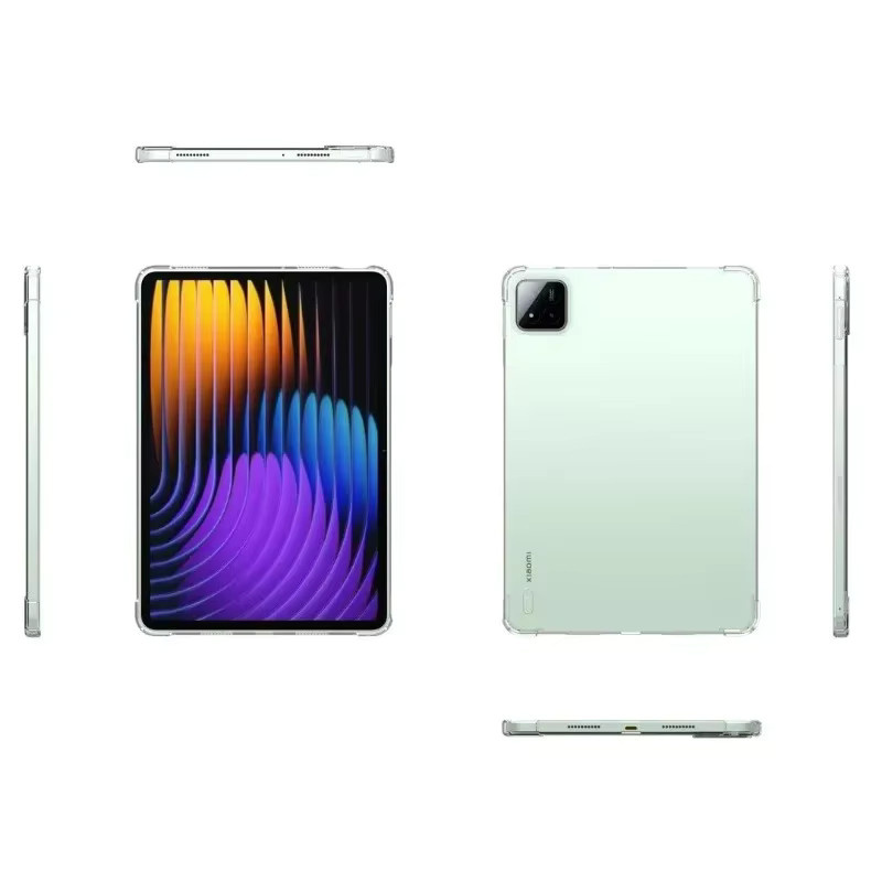 Transparente Silikon Hülle für Xiaomi Pad 7 und Pad 7 Pro 11,2 Zoll aus weichem TPU mit Airbag-Schutz - Bild 2