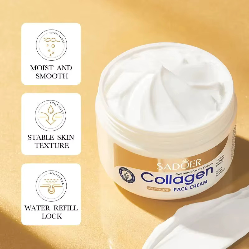 SADOER Kollagen Hautpflege-Set, Augencreme und Gesichtscreme, Unisex - Bild 2