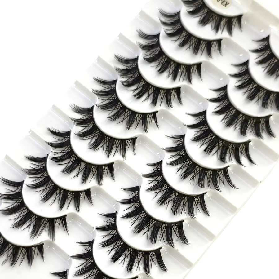 AMSDCN Falsche Wimpern, CL06, Natürlich, 10 Paare - Bild 4
