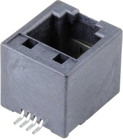 Molex Buchse für Sensoren 6P4C in Schwarz mit SMT-Löttechnik 855135015 - Bild 1