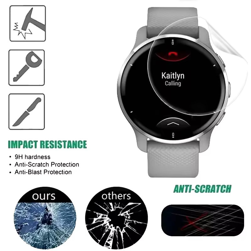 Garmin Uhrenzubehör Hydrogel Bildschirm Schutz, transparent, Unisex - Bild 6