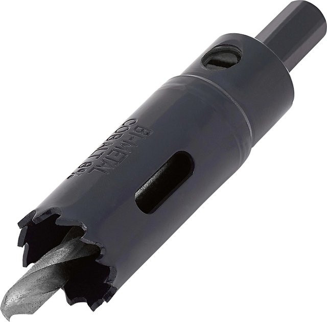 LUX-TOOLS Bi-Metall Lochsäge Professional aus Stahl in Schwarz mit Ø 28 mm - Bild 1