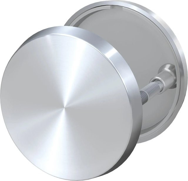 BASI Blind Rosettenpaar ZBR 3110 Lochung Blind aus Edelstahl in Silber - Bild 1