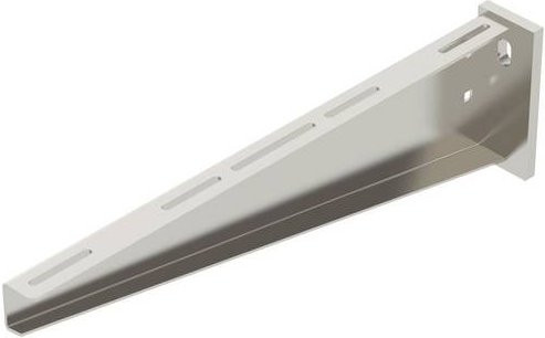 OBO Bettermann Wand- und Stielausleger aus Metall in Silber, B: 51,0 cm, H: 14,5 cm - Bild 1