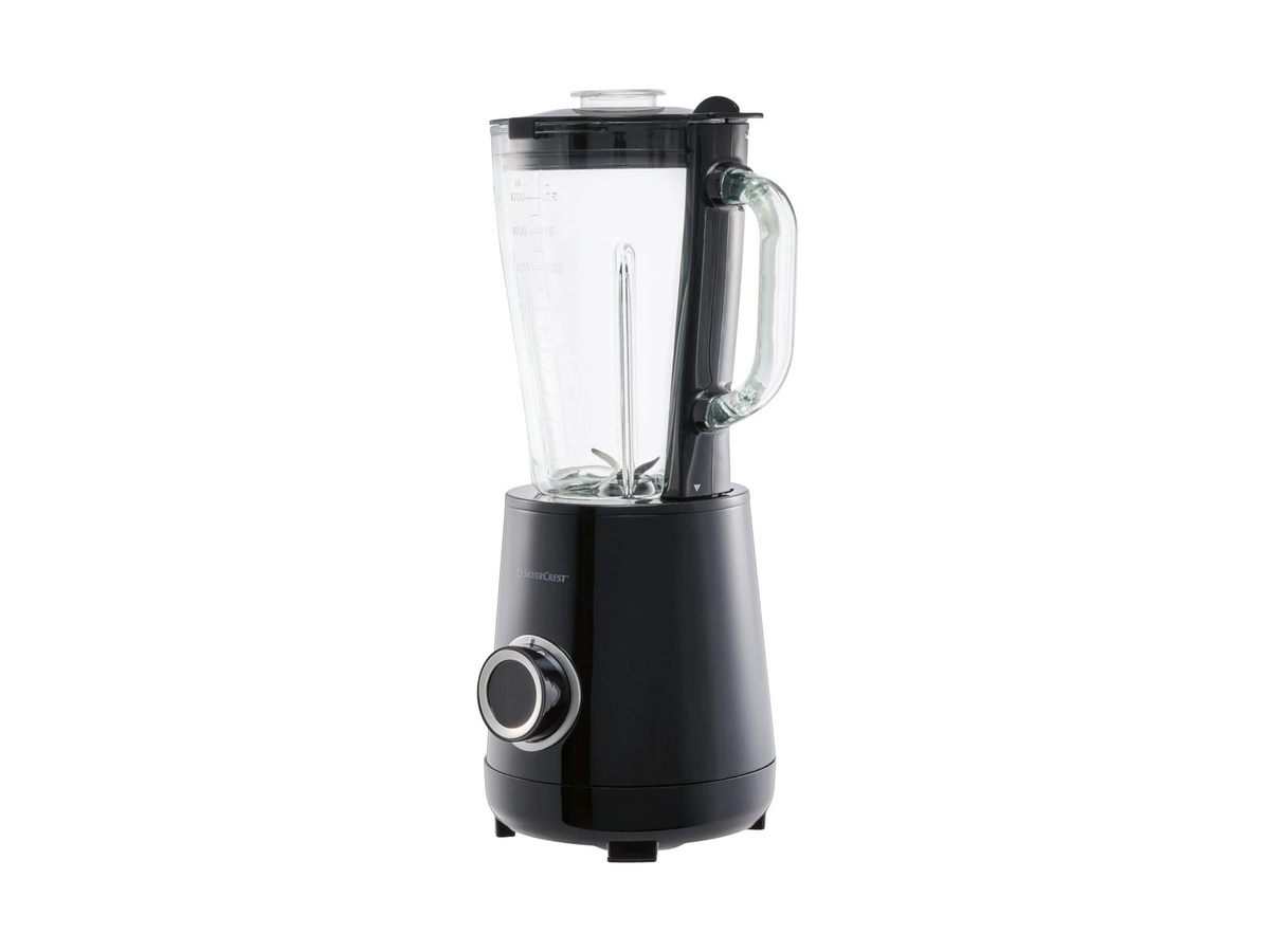 SILVERCREST® Standmixer Schwarz mit Glasbehälter und Edelstahlklingen, 600 W - Bild 3