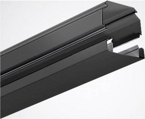 Trilux Blindabdeckung für LED-Profile in Schwarz - Bild 1