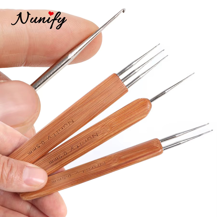 Nunify Häkelnadel für Dreadlocks, 0,5 mm, 0,75 mm, Unisex - Bild 2