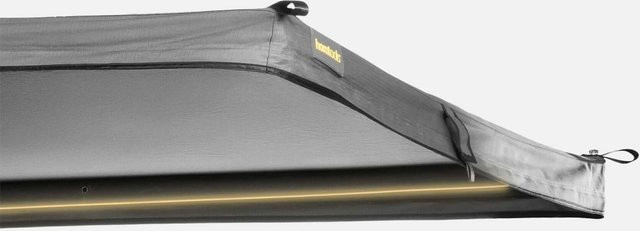 Horntools Markise Horizon Straight freitragend in Grau und Schwarz mit UPF 50+ aus Aluminium und Polyester - Bild 1