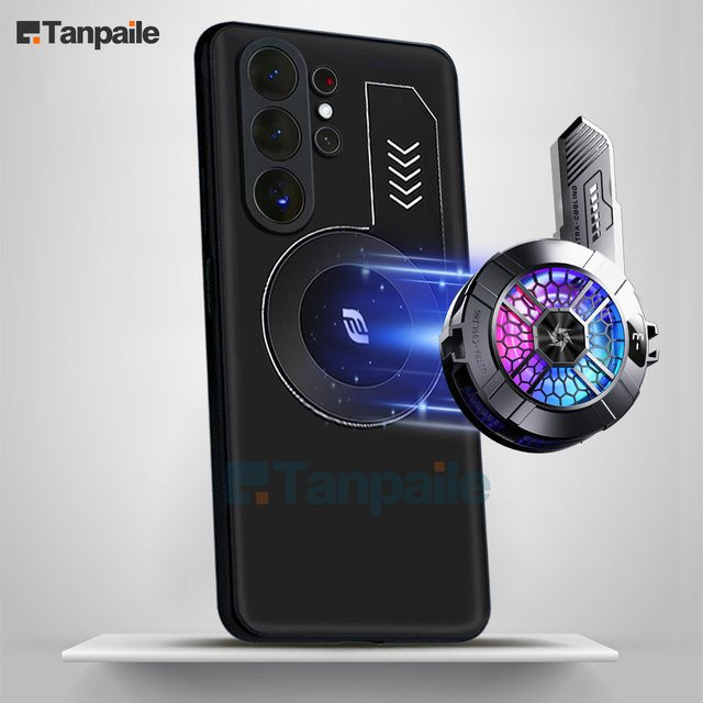 Stoßfeste Silikon Gaming-Handyhülle mit Kühlfunktion für Samsung Galaxy S26 Ultra S25+ S24+ S23+ S22+ S21+ S20+ FE Plus Lite Edge in Schwarz - Bild 1